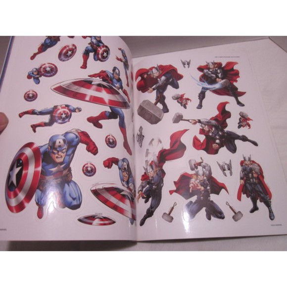 Marvel Avengers Assemble Giant Coloring & Activity Book With Over 500 Stickers - Picture 3 of 8